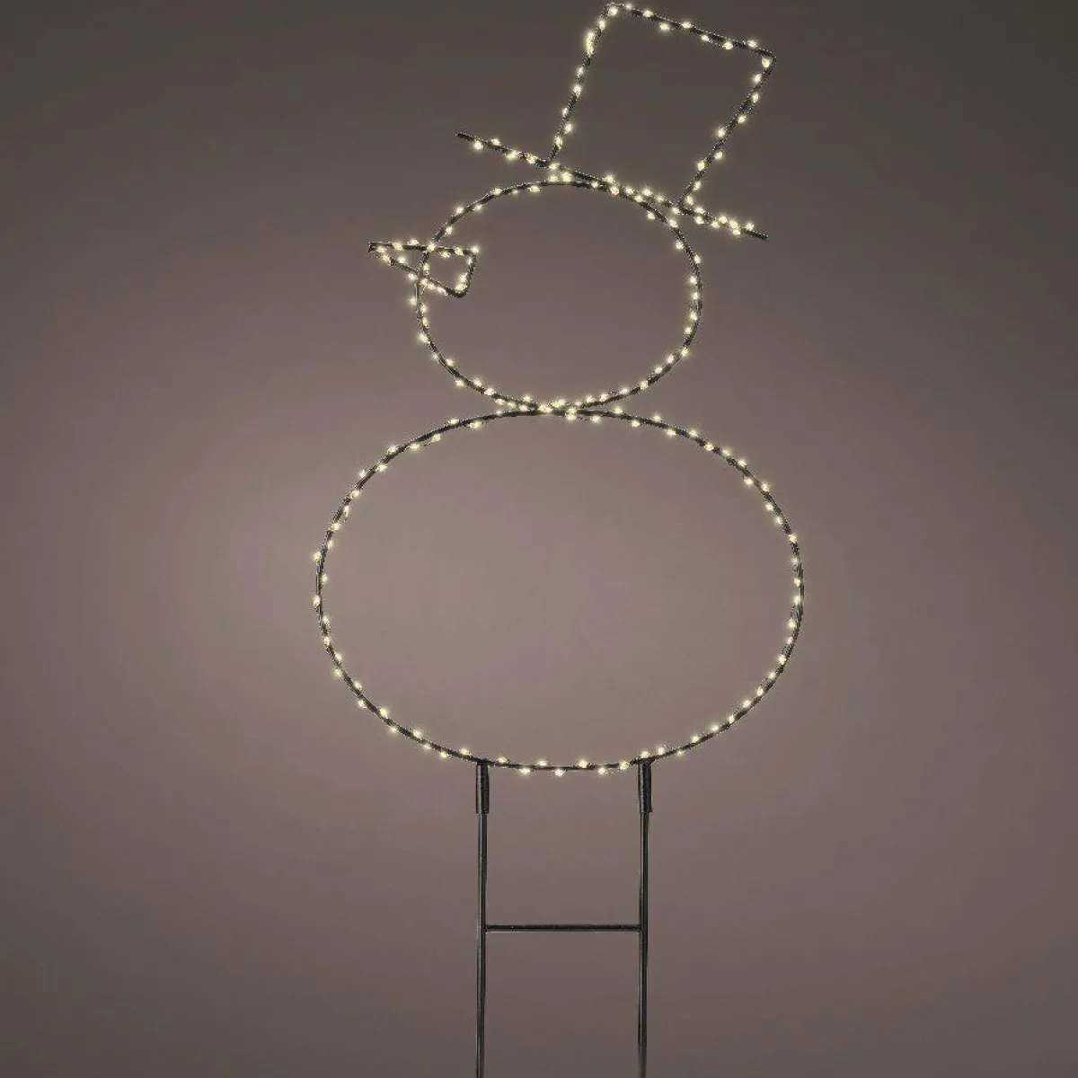 KAEMINGK Bonhomme de neige lumineux 180 LED (H47 cm) Blanc chaud Clearance
