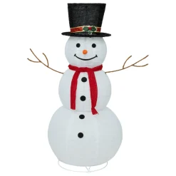 FEERIC LIGHTS Bonhomme de neige lumineux 100 LED (H120 cm) Stan Blanc froid Hot