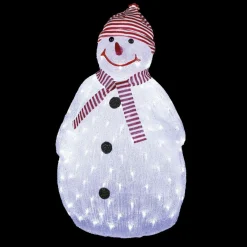 Feeric Lights & Christmas Bonhomme de neige lumineux 160 LED (H80 cm) Topek Blanc froid Online