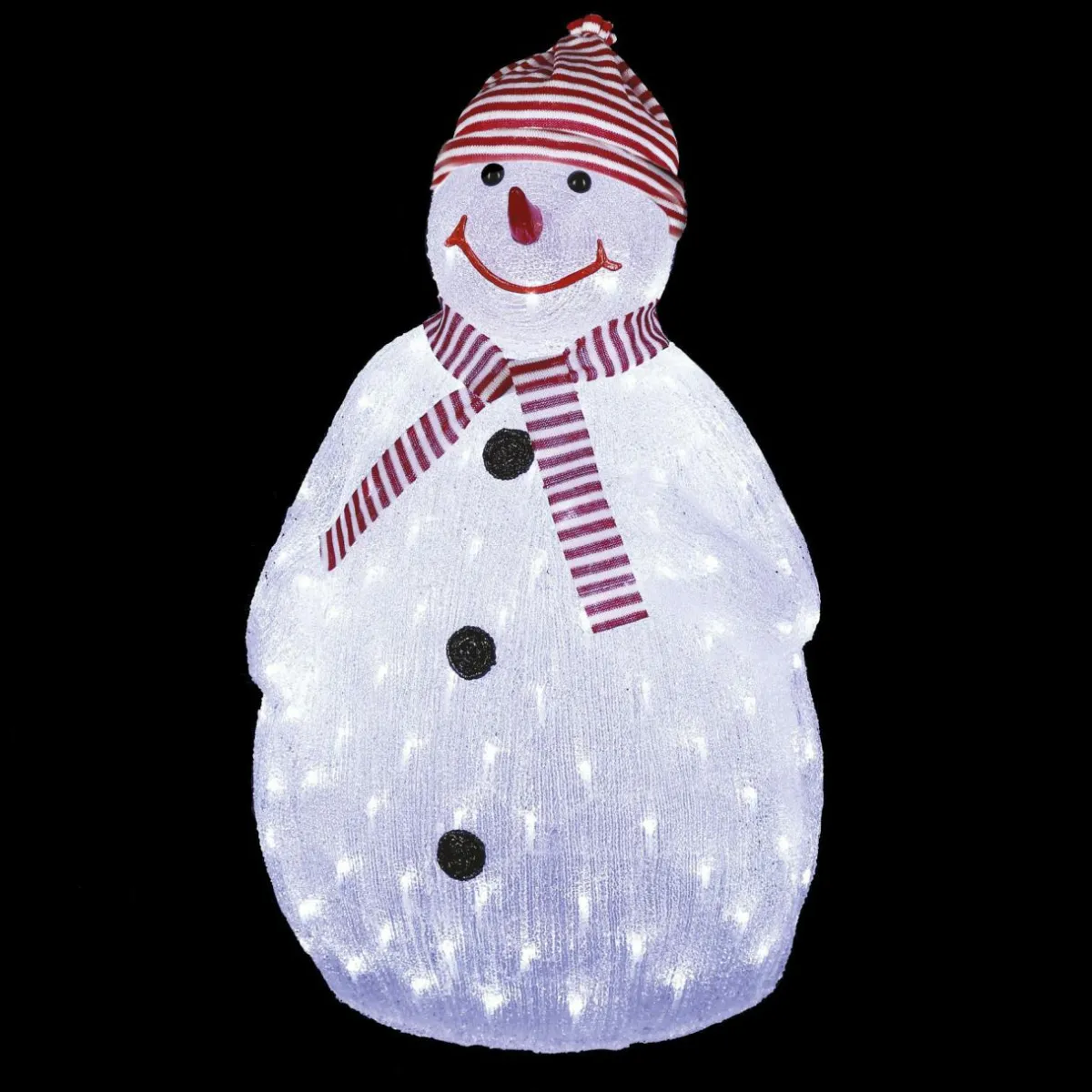 Feeric Lights & Christmas Bonhomme de neige lumineux 160 LED (H80 cm) Topek Blanc froid Online