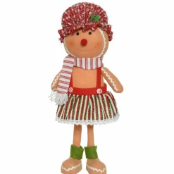KAEMINGK Bonhomme Pain d'épices (H55 cm) Mlle Milie Multicolore New