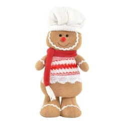 CHRISTMAS DREAM Bonhomme pain d'épices (H28 cm) Manala Cuisinière Gourmande Beige Sale
