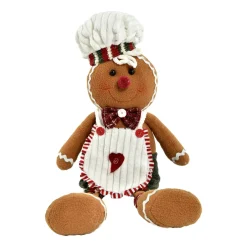 CHRISTMAS DREAM Bonhomme pain d'épices (H28 cm) Manala Cuisinier jambes souples Marron Hot
