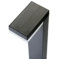 #N/A Borne de jardin solaire 600 lumens (H70 cm) Elite Gris Anthracite Discount