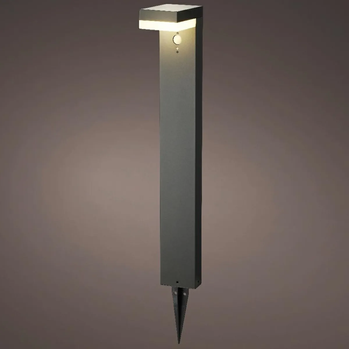 #N/A Borne de jardin solaire 600 lumens (H70 cm) Elite Gris Anthracite Discount