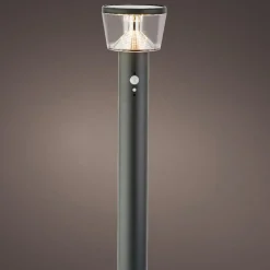 #N/A Borne de jardin solaire 600 lumens (H94 cm) Orion lux Gris Anthracite Sale