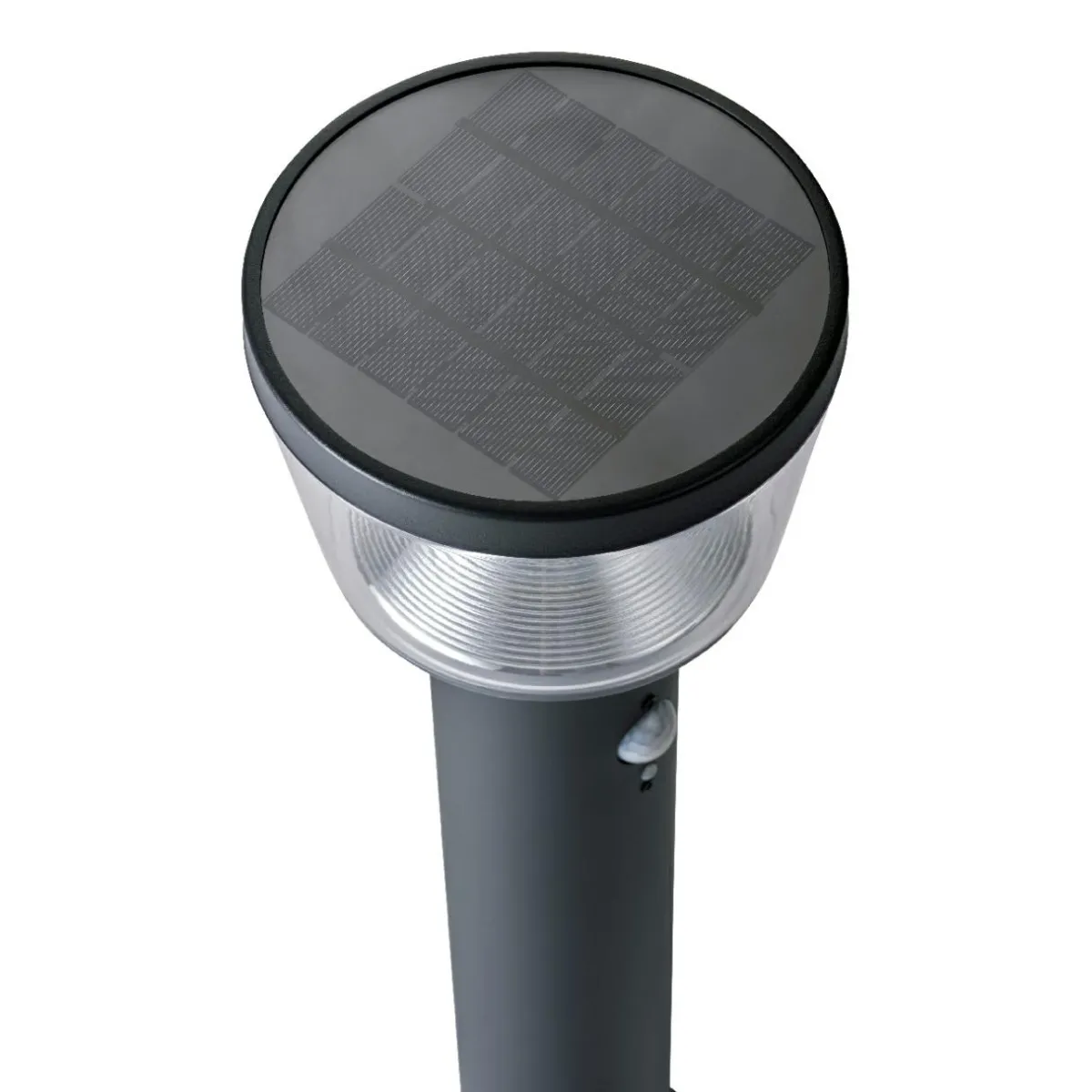 #N/A Borne de jardin solaire 600 lumens (H54 cm) Orion lux Gris Anthracite New