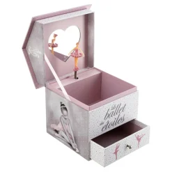 Atmosphera createur d'interieur for kids Boîte à musique enfant (H16 cm) Ballerine Rose Outlet