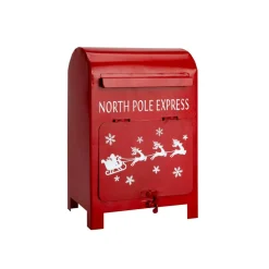 KOOPMAN Boîte aux lettres (H23 cm) Pôle nord Express Rouge Outlet
