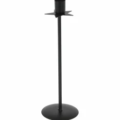 KOOPMAN Bougeoir en métal (H28 cm) Star Noir Sale