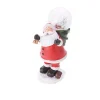 Boule à neige (D13 cm) Petit Papa Noël et cloche Rouge Discount