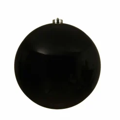 KAEMINGK Boule de Noël (D200 mm) Alpine Noir Hot