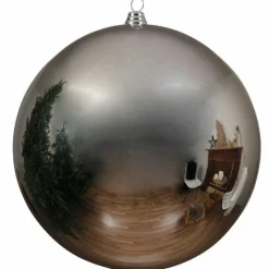 KAEMINGK Boule de Noël (D200 mm) Alpine Argent Clearance