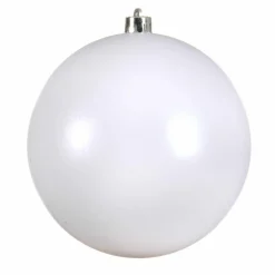 KAEMINGK Boule de Noël (D140 mm) Alpine Blanc New