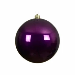 KAEMINGK Boule de Noël (D140 mm) Alpine Figue Violet