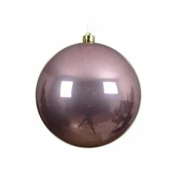 KAEMINGK Boule de Noël (D140 mm) Alpine Vieux rose New