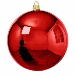 EMINZA Boule de Noël (D400 mm) New Alpine XXL Rouge Hot