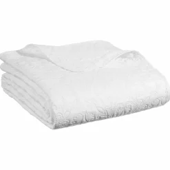 ATMOSPHERA Boutis et taies d'oreiller (240 x 260 cm) Arabesque Ivoire New