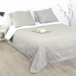 ATMOSPHERA Boutis et taies d'oreiller (240 x 260 cm) Arabesque Lin Outlet