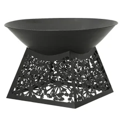 #N/A Braséro d'extérieur (D75 x H48 cm) Veracruz Noir Discount