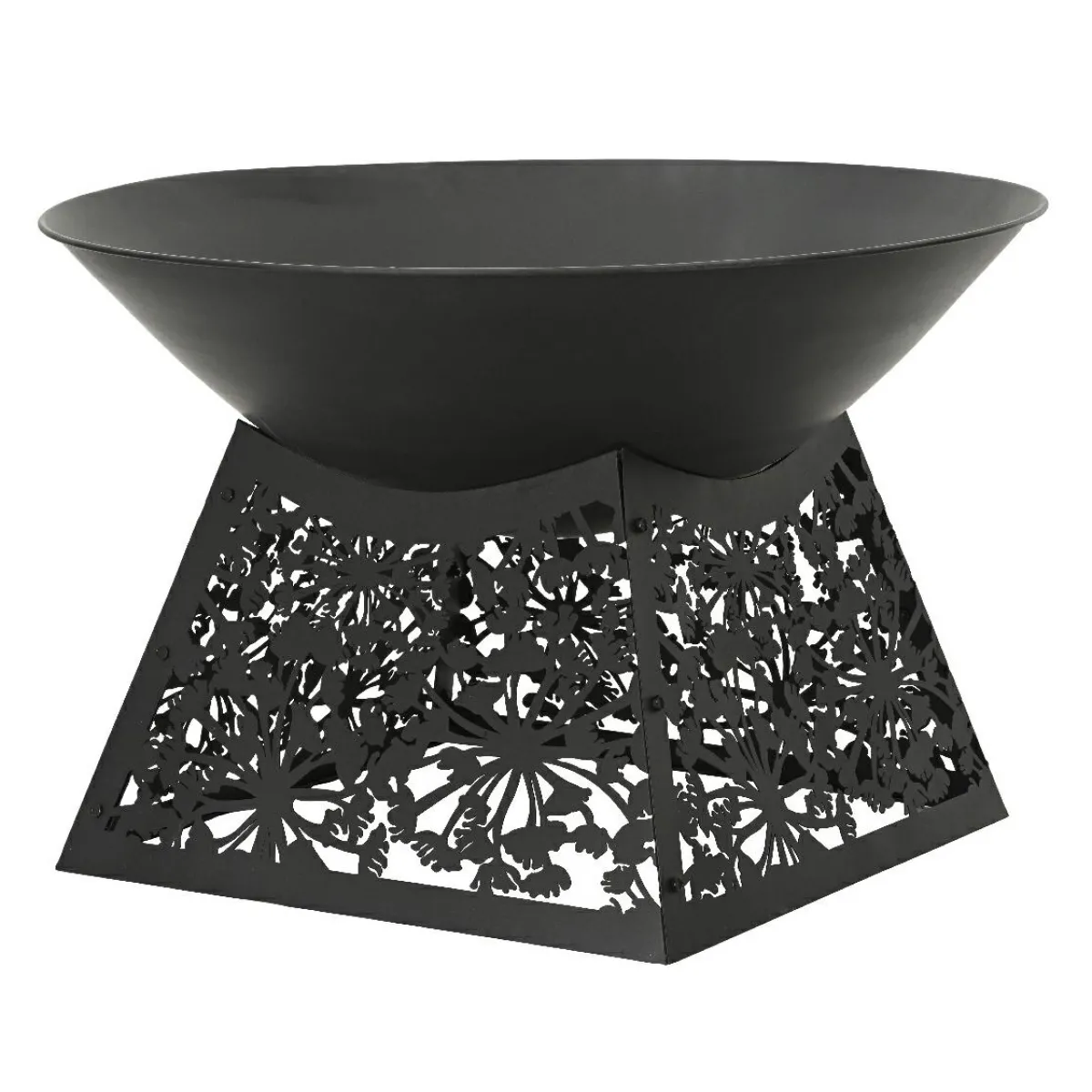 #N/A Braséro d'extérieur (D75 x H48 cm) Veracruz Noir Discount