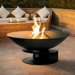 #N/A Braséro d'extérieur (D60 x H50 cm) Flambo Noir Sale