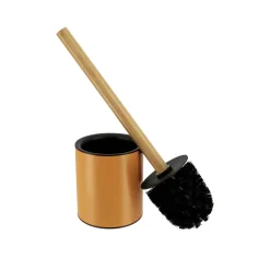 TENDANCE Brosse WC métal Purebamboo Jaune moutarde
