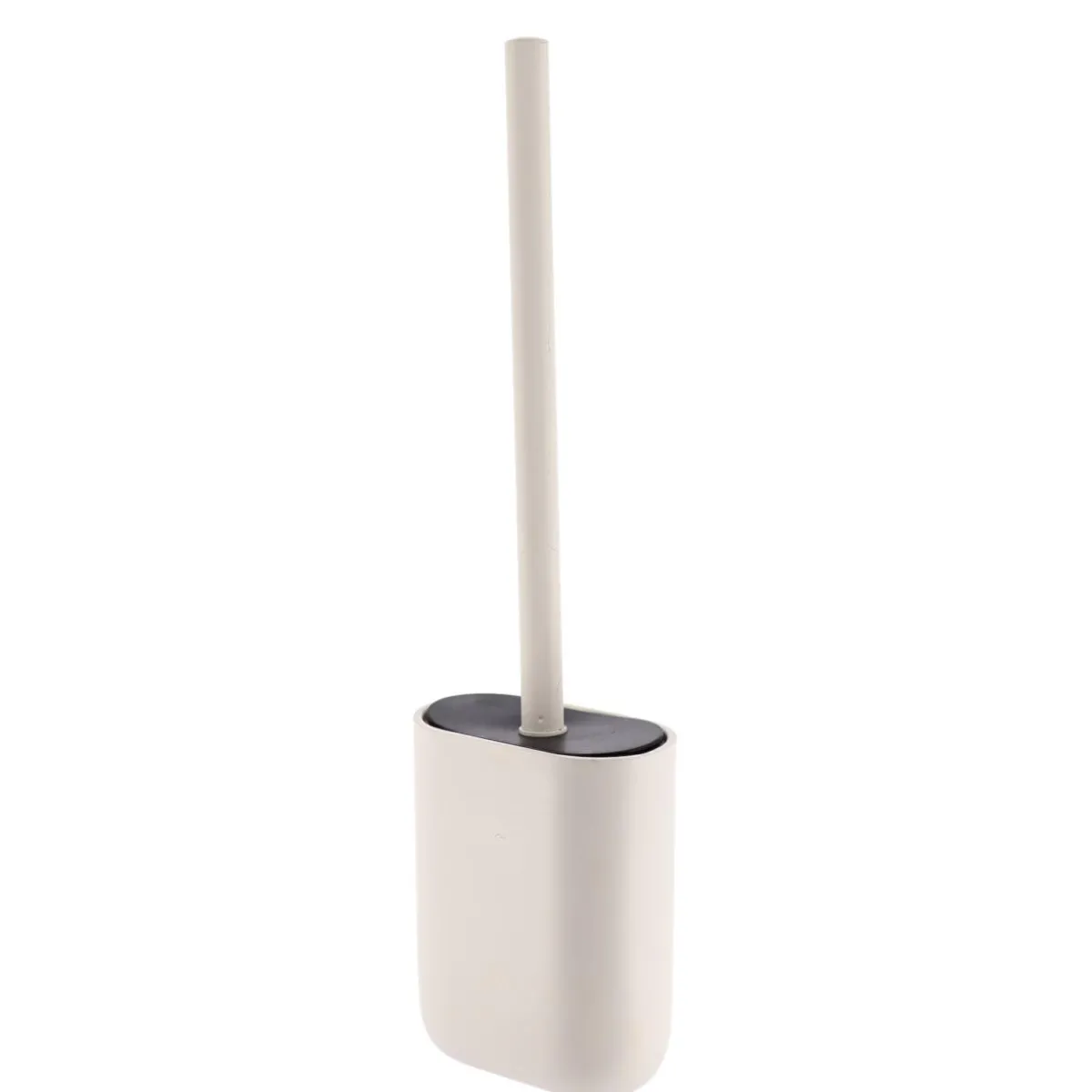 TENDANCE Brosse WC ovale Japandi Beige Discount