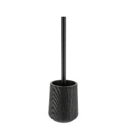 TENDANCE Brosse WC polyrésine effet bois Scandi Noir Online