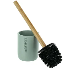 TENDANCE Brosse WC polyrésine Purebamboo Vert Eucalyptus Clearance
