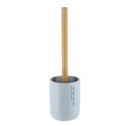 TENDANCE Brosse WC polyrésine Purebamboo Bleu clair Outlet