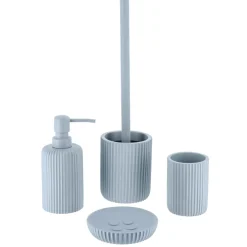 TENDANCE Brosse WC Timeless Strié Bleu clair Clearance