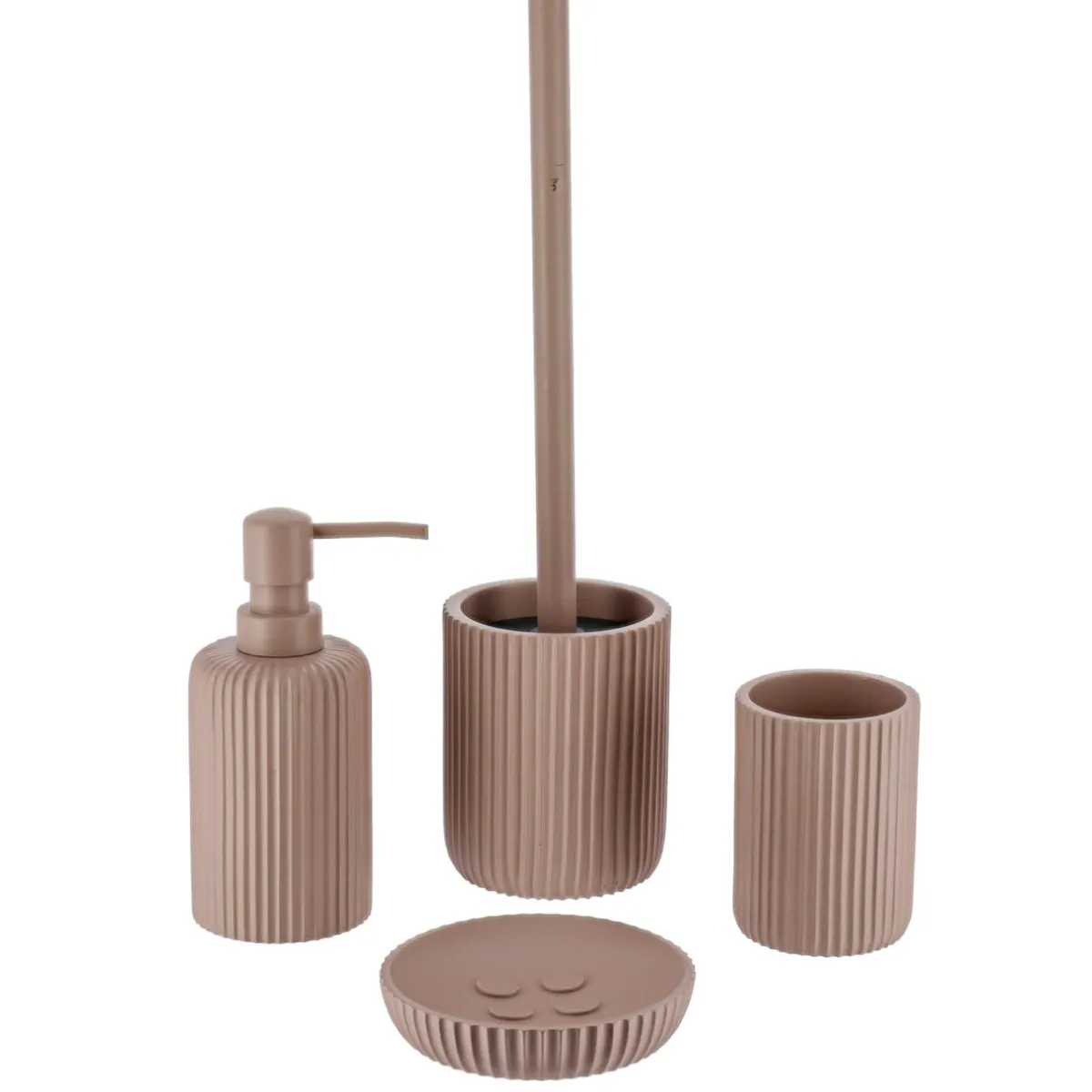 TENDANCE Brosse WC Timeless Strié Cappuccino Discount