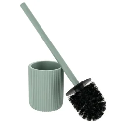 TENDANCE Brosse WC Timeless Strié Vert Eucalyptus Hot