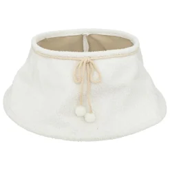 FEERIC LIGHTS Cache pied de sapin (D56 cm) Bouclette douceur Blanc New
