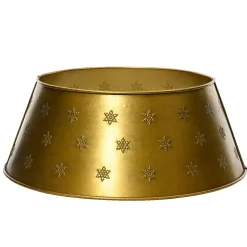 KAEMINGK Cache pied de sapin métal (D70 cm) Antique Or Clearance