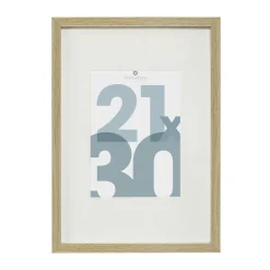 ATMOSPHERA Cadre photo (21 x 30 cm) Manu bois naturel Beige