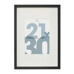 ATMOSPHERA Cadre photo (21 x 30 cm) Manu Noir Discount