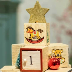 KAEMINGK Calendrier de l'Avent à remplir Sapin festif Multicolore Best