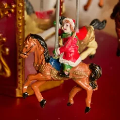 KAEMINGK Carrousel lumineux et animé (H25 cm) Souvenirs d’Hiver Multicolore Outlet