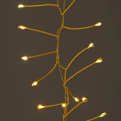 KAEMINGK Cascade lumineuse 1 m 600 Micro LED câble or 6 descentes Blanc chaud et chaud doré Bicolore Blanc chaud et chaud doré - Câble or Discount