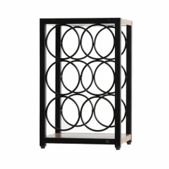 EMINZA Casier range-bouteilles industriel 6 emplacements (H20 cm) Sacha Noir Best