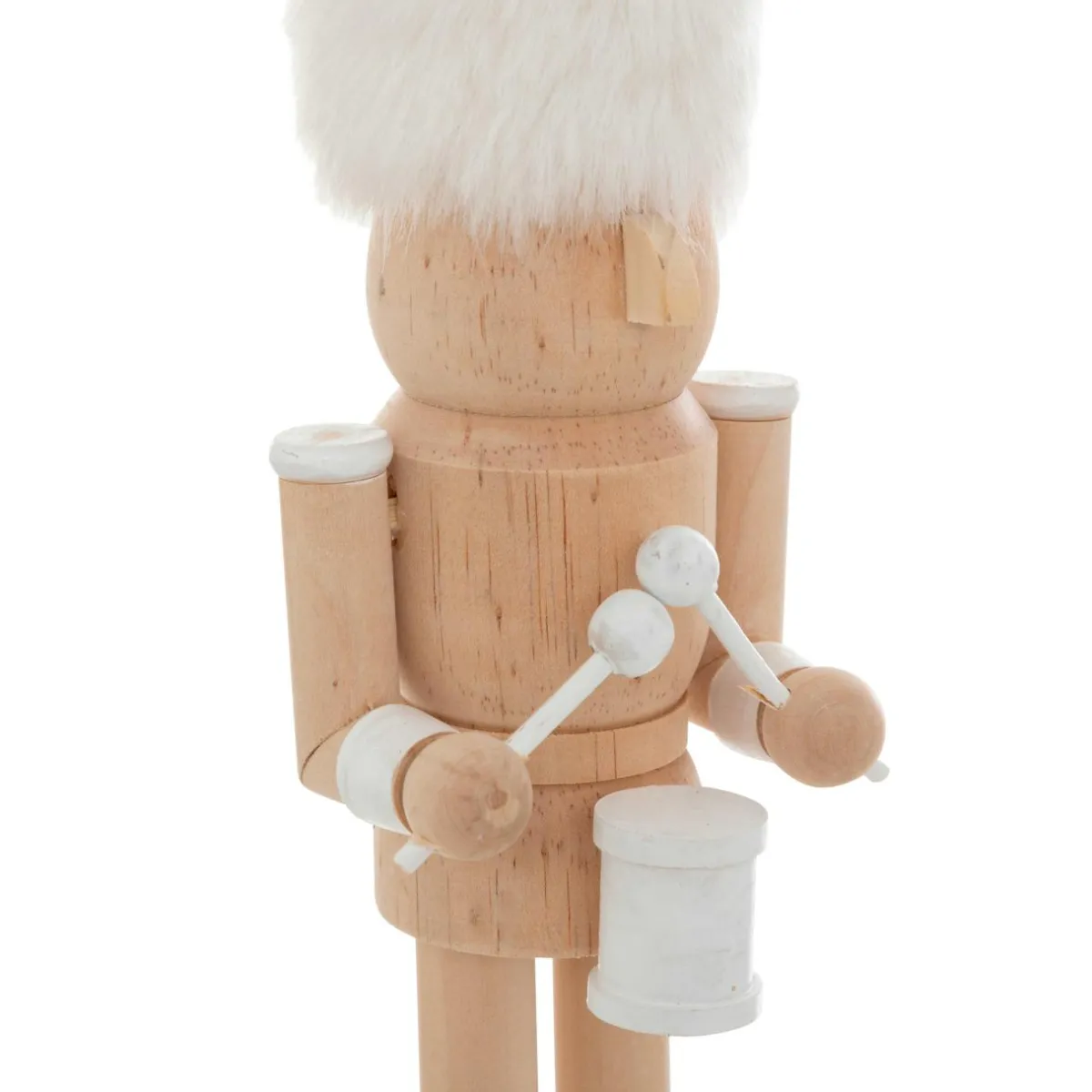 JJA Casse-noisette en bois (H25 cm) Tambour battant Naturel Clearance
