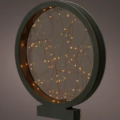 KAEMINGK Cercle lumineux à piles 40 LED (H27 cm) Savoie Blanc chaud Sale