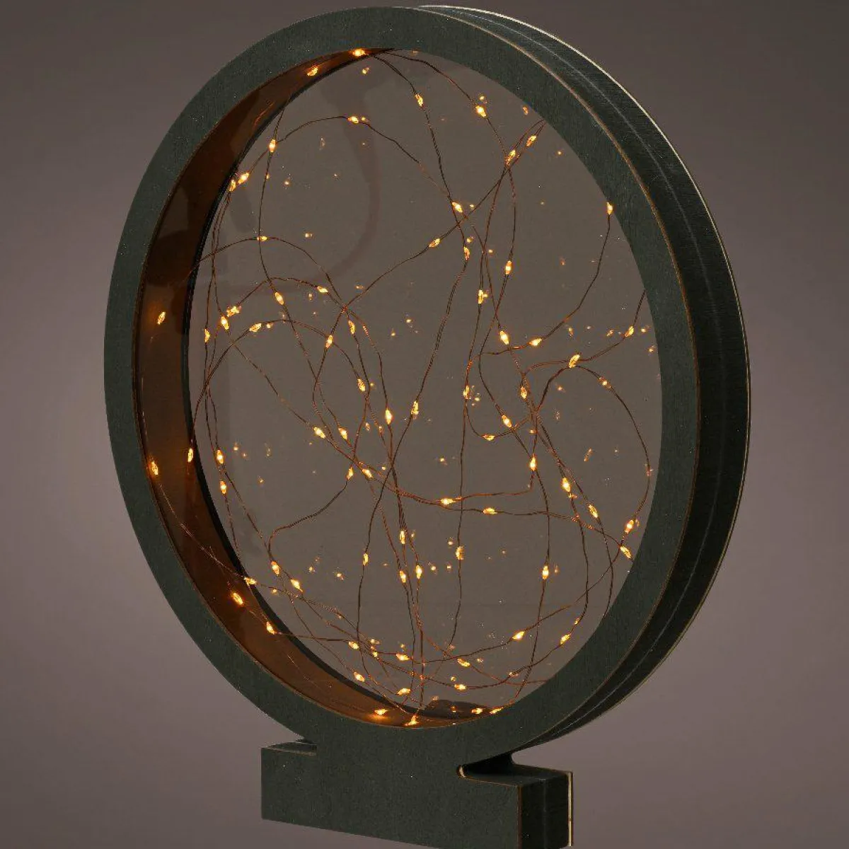 KAEMINGK Cercle lumineux à piles 40 LED (H27 cm) Savoie Blanc chaud Sale
