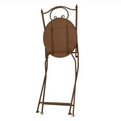 EMINZA Chaise bistrot pliable en mosaïque Madrid Marron Hot