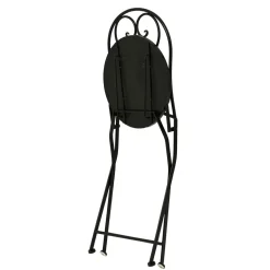 EMINZA Chaise bistrot pliable en faïence Lisse Pastel Multicolore Hot
