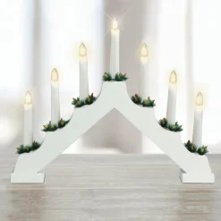 KOOPMAN Chandelier lumineux Minuteur Blanc