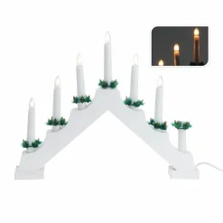 KOOPMAN Chandelier lumineux Minuteur Blanc