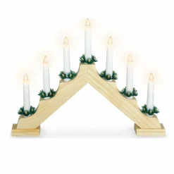KOOPMAN Chandelier lumineux Minuteur Naturel Discount